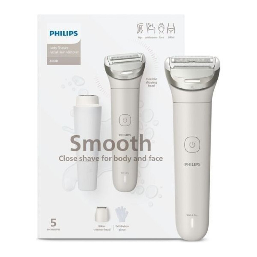 🆕 Philips Lady Shaver Series 8000 BRL159/00 Cordless Wet/Dry Bikini LED